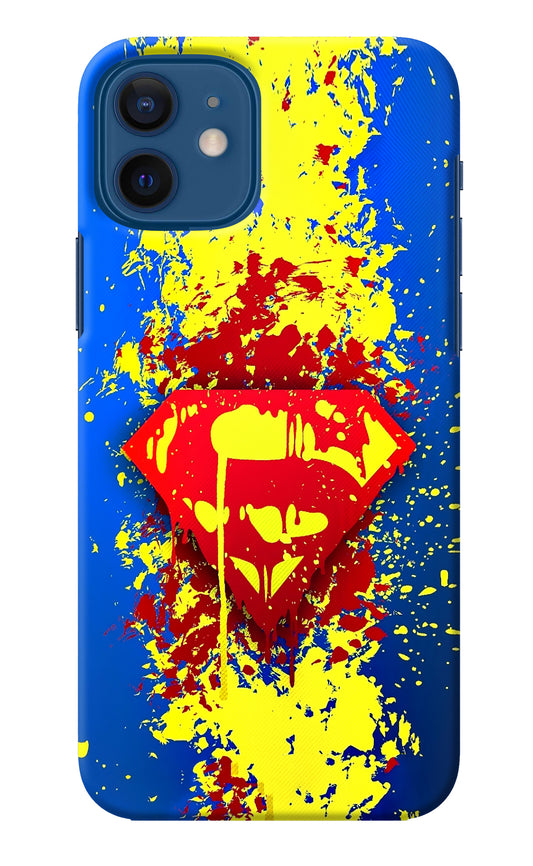 Superman logo iPhone 12 Back Cover