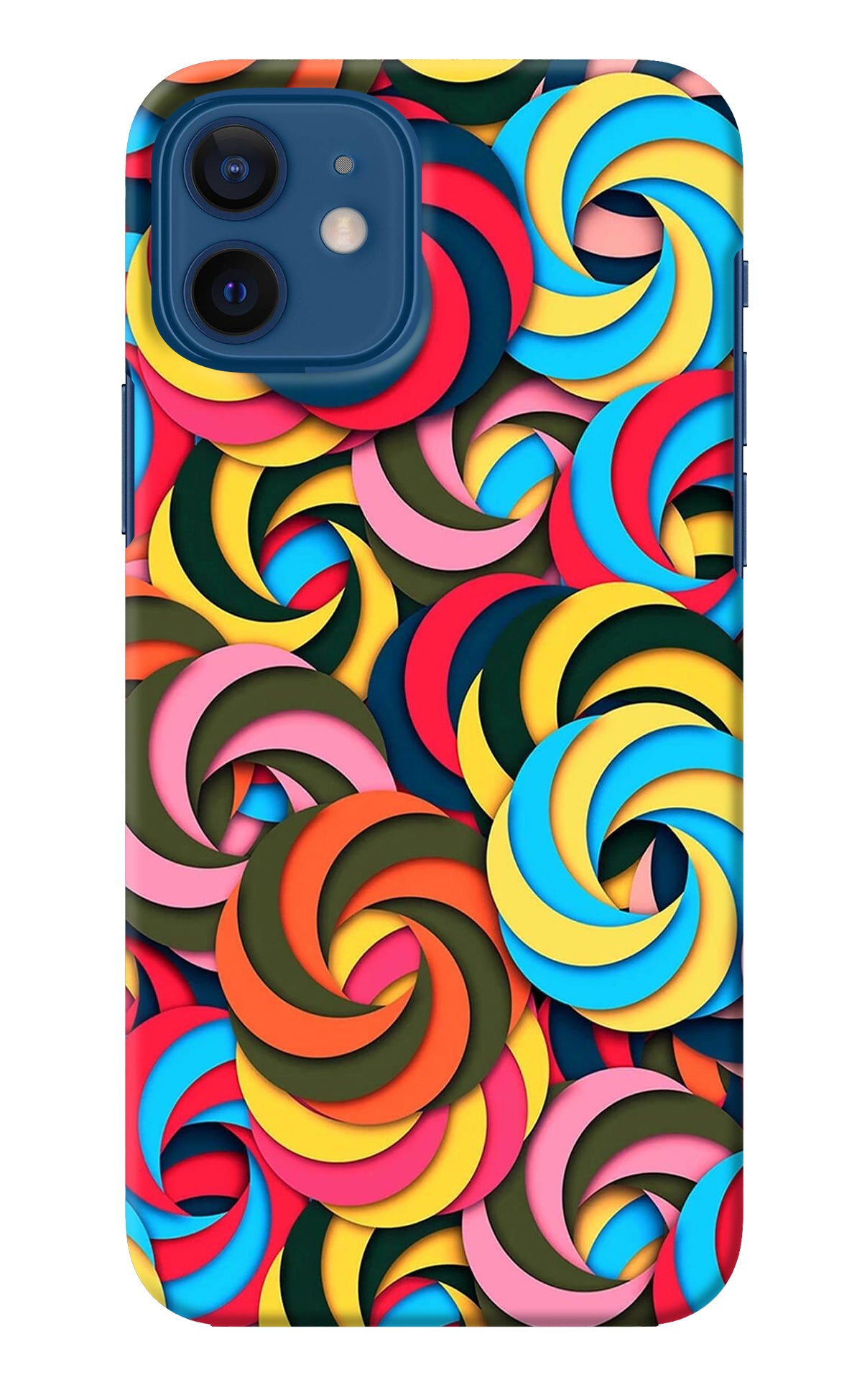 Spiral Pattern iPhone 12 Back Cover