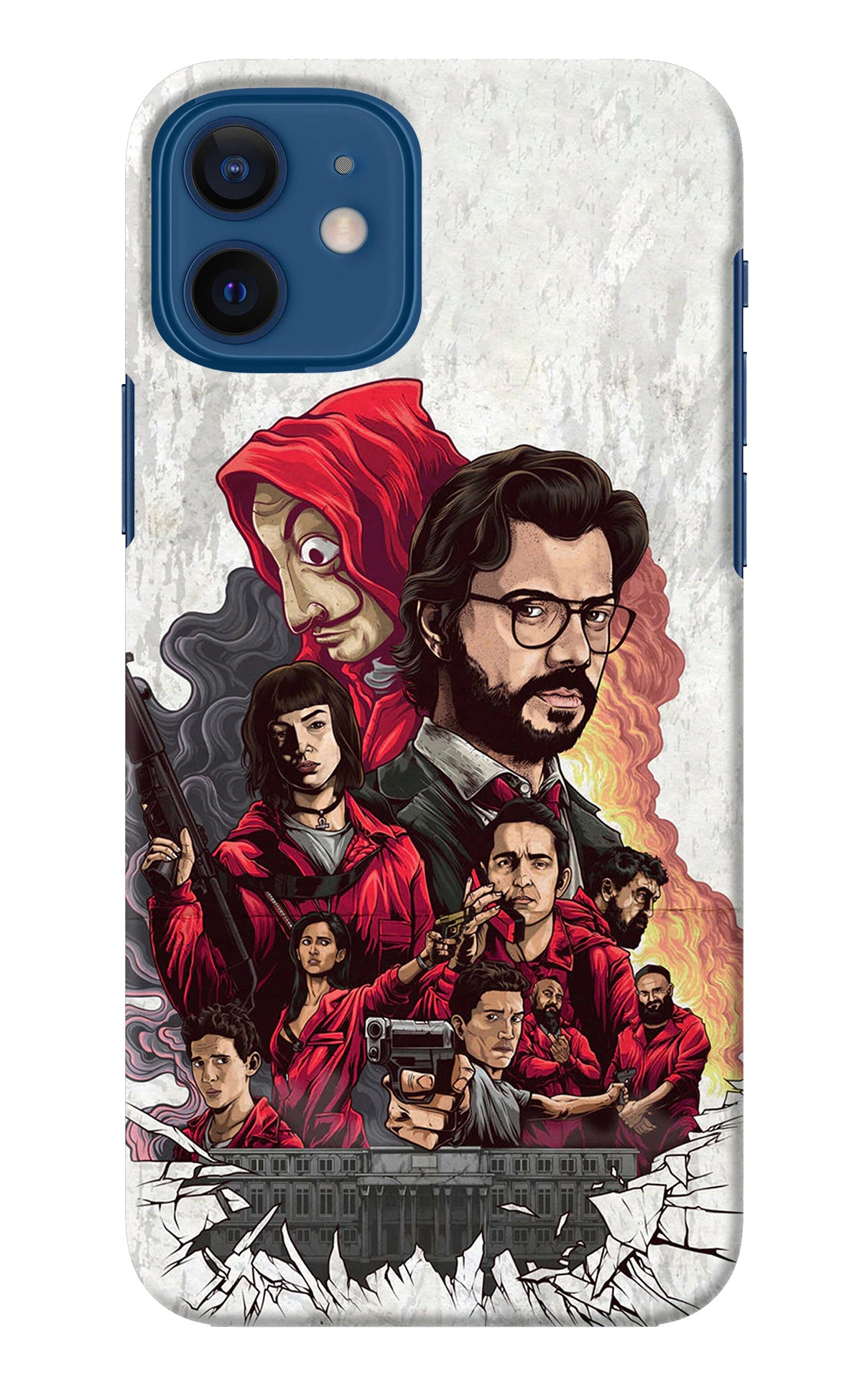 Money Heist Artwork iPhone 12 Back Cover