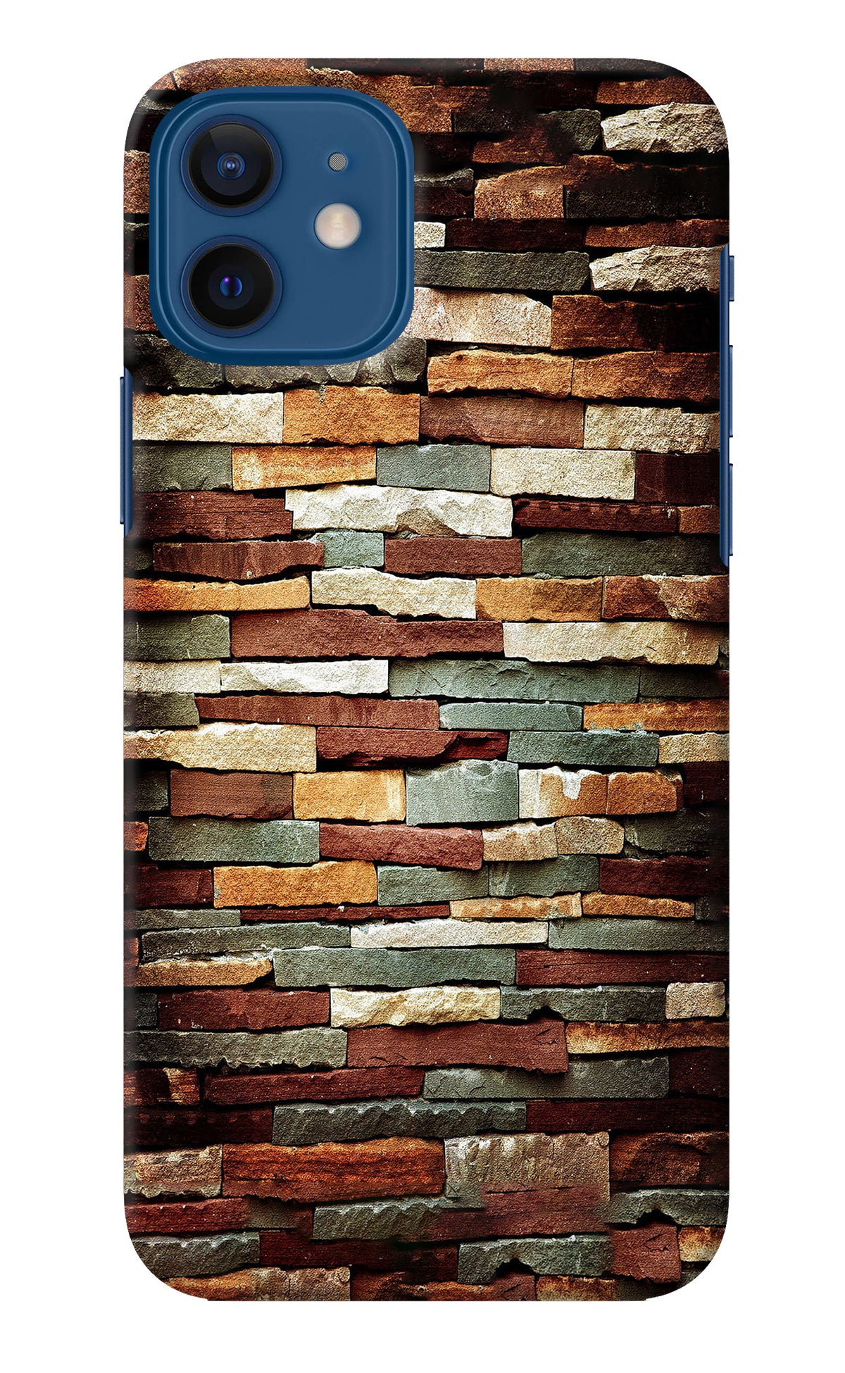 Bricks Pattern iPhone 12 Back Cover