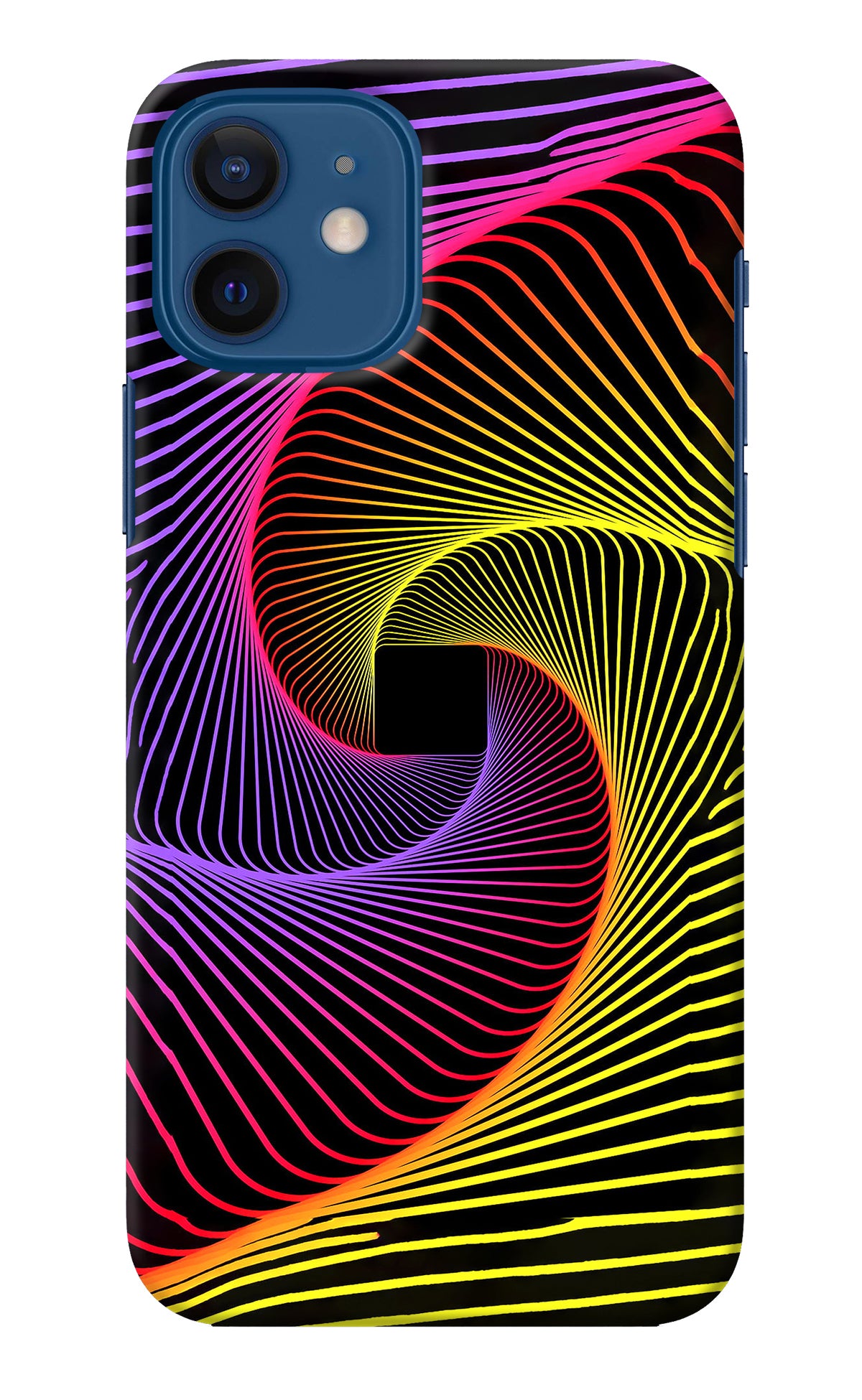 Colorful Strings iPhone 12 Back Cover