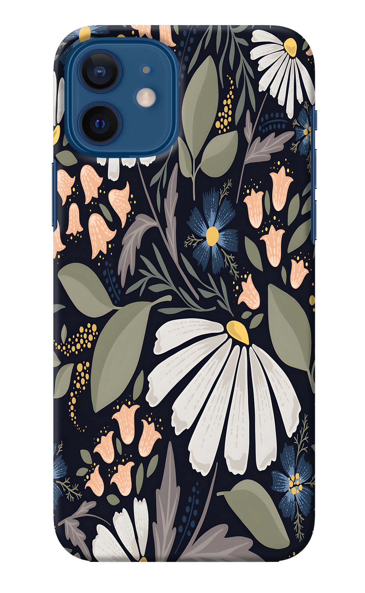 Flowers Art iPhone 12 Back Cover