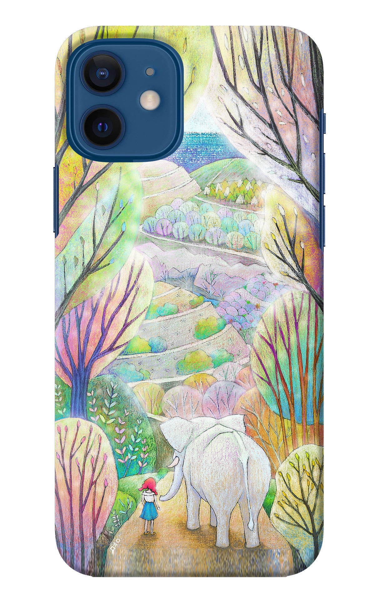 Nature Painting iPhone 12 Back Cover