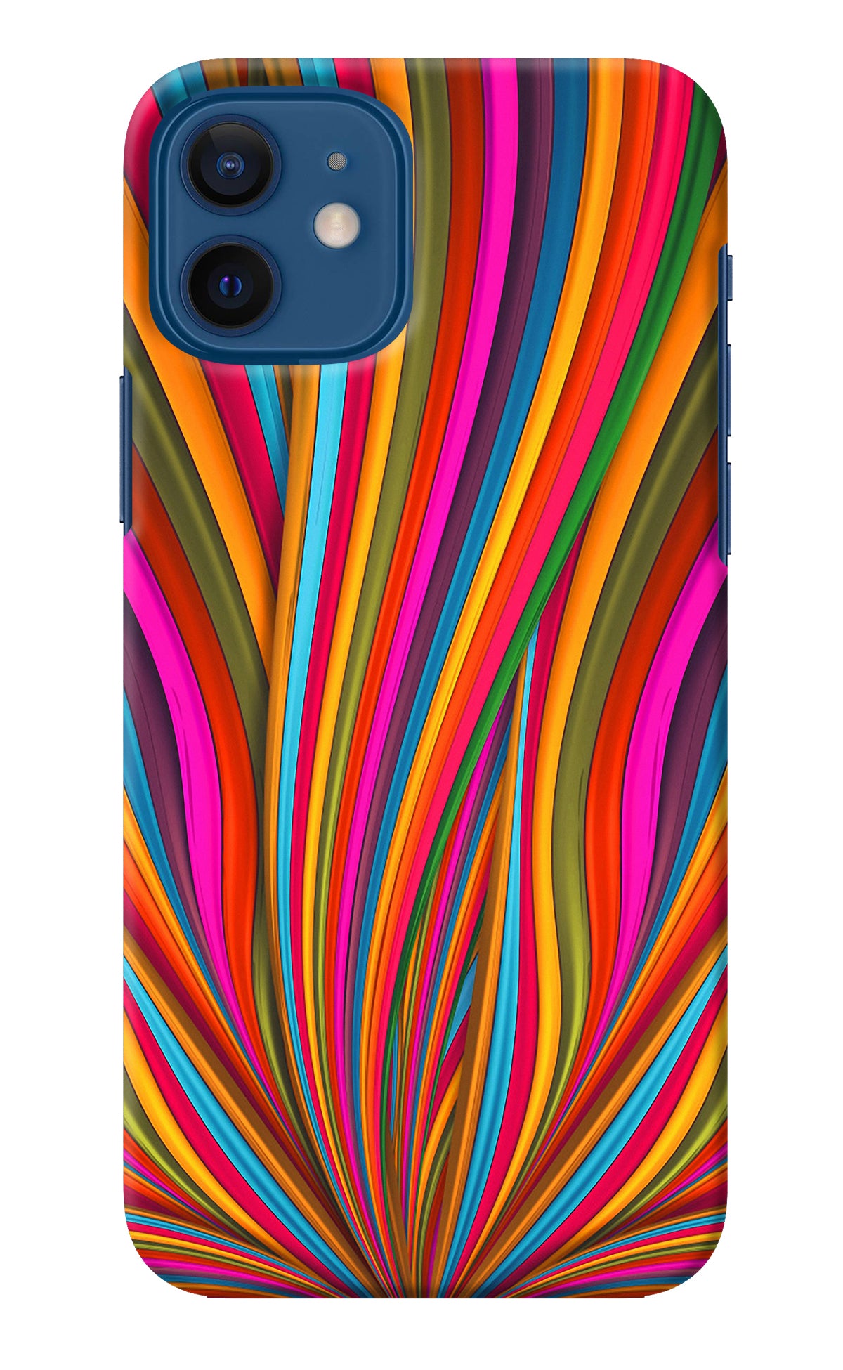 Trippy Wavy iPhone 12 Back Cover