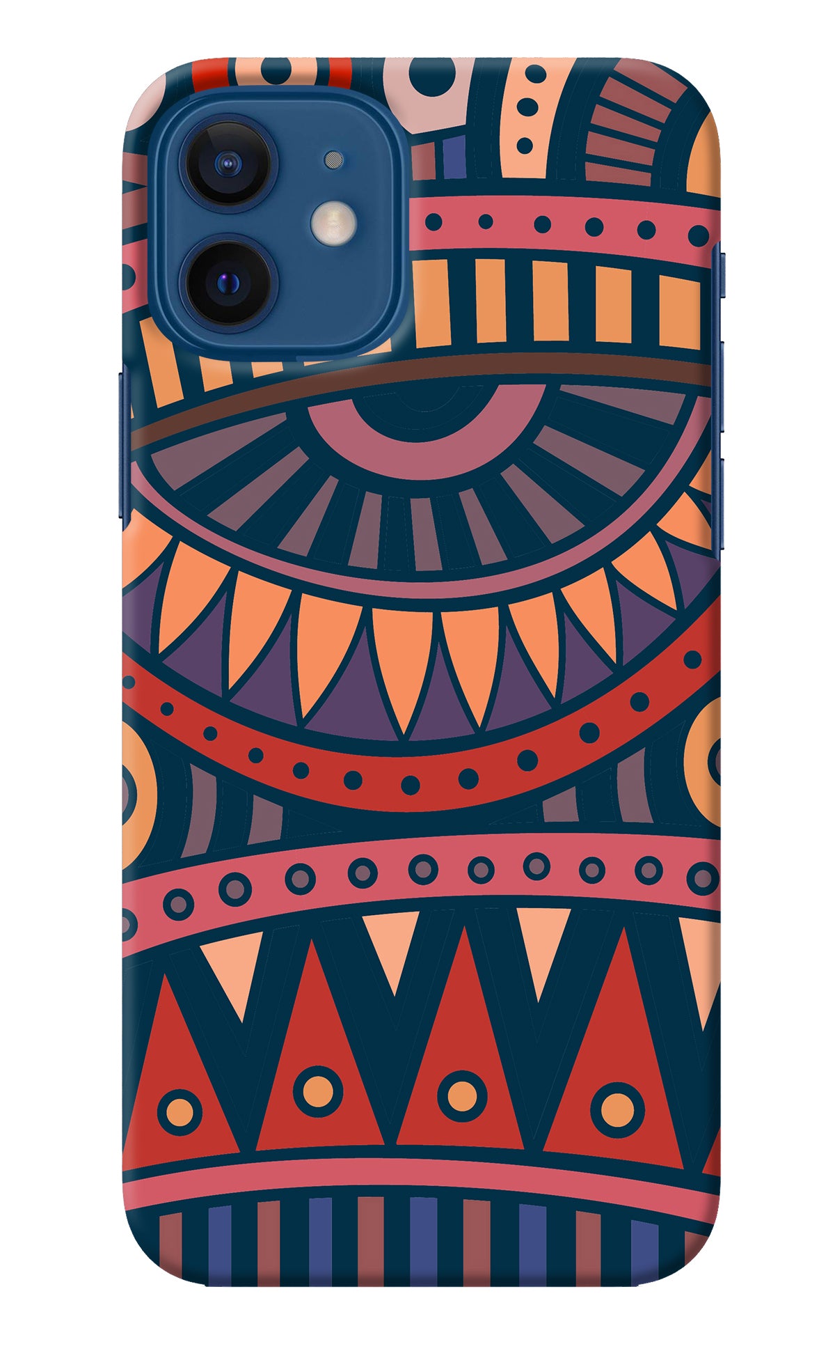 African Culture Design iPhone 12 Back Cover