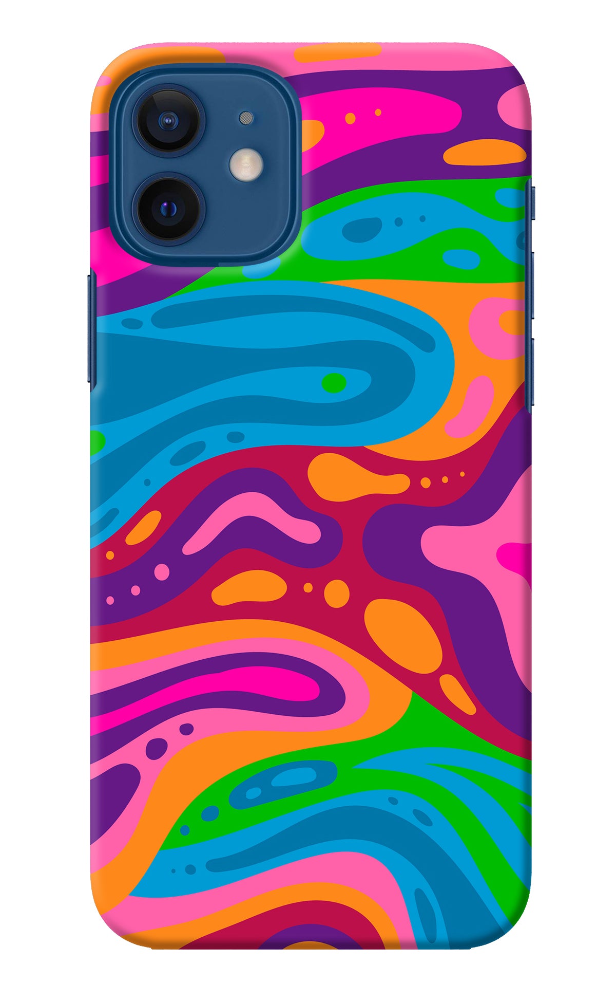 Trippy Pattern iPhone 12 Back Cover