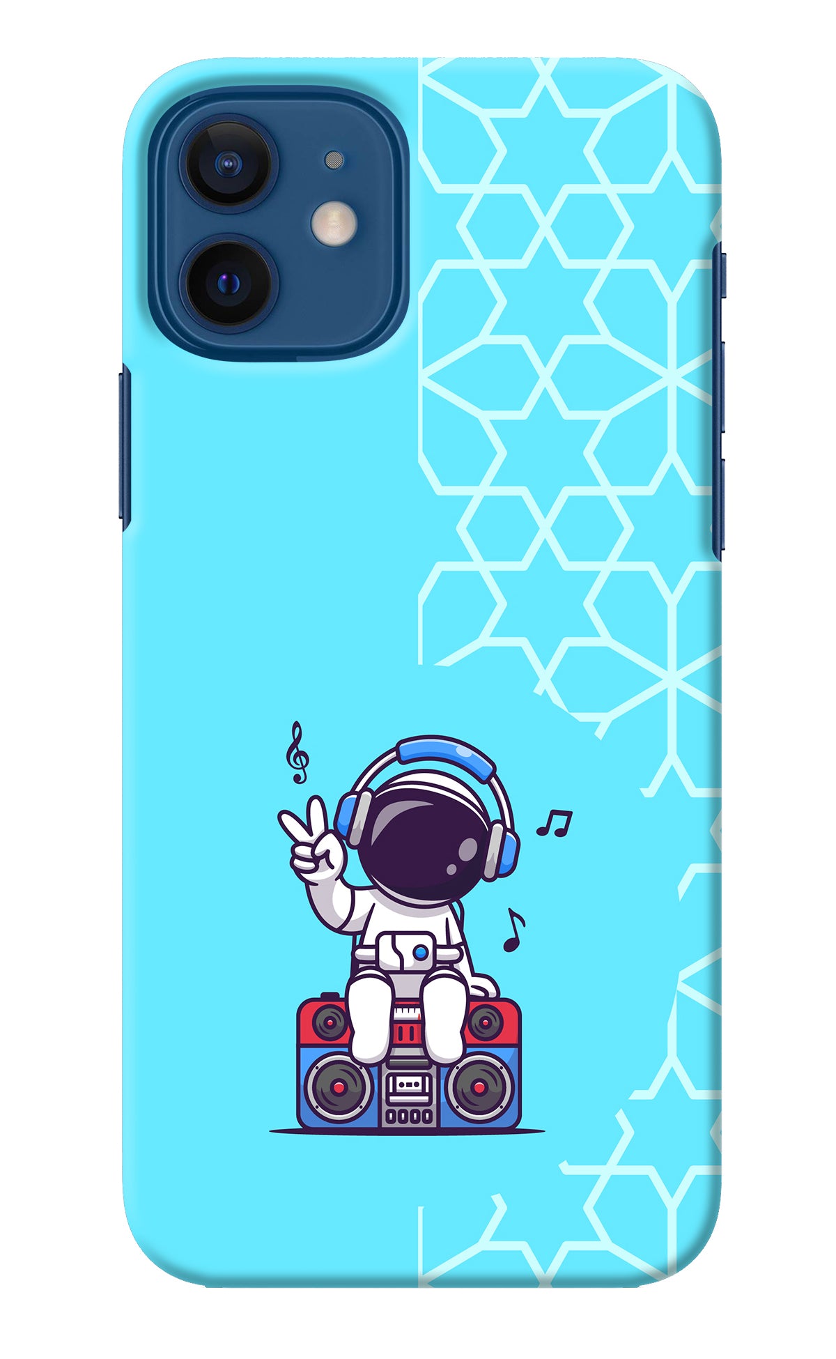 Cute Astronaut Chilling iPhone 12 Back Cover