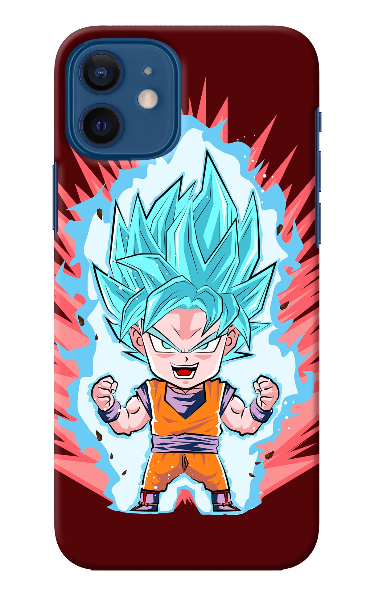 Goku Little iPhone 12 Back Cover