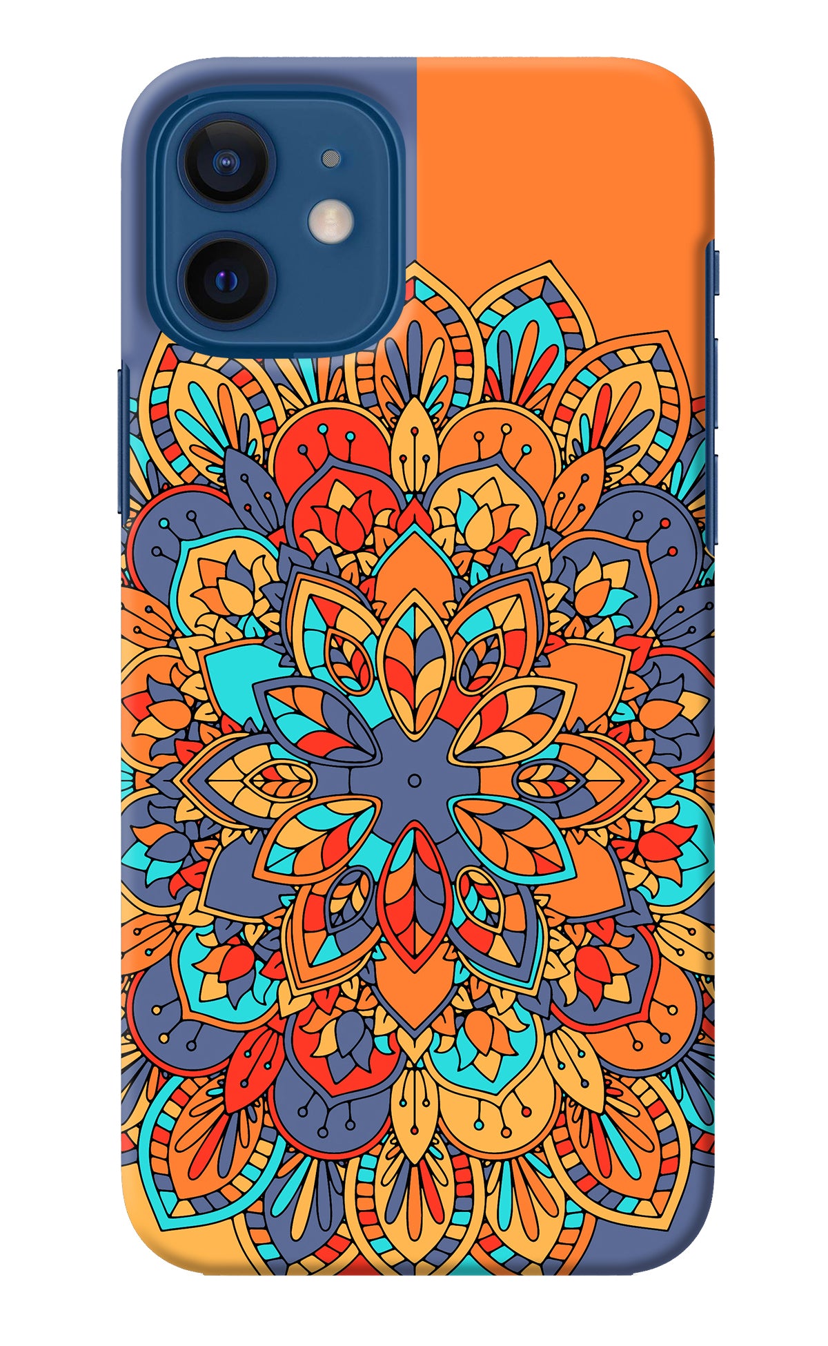 Color Mandala iPhone 12 Back Cover