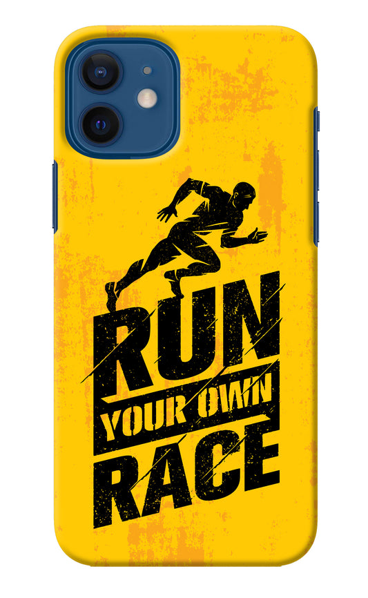 Run Your Own Race iPhone 12 Back Cover