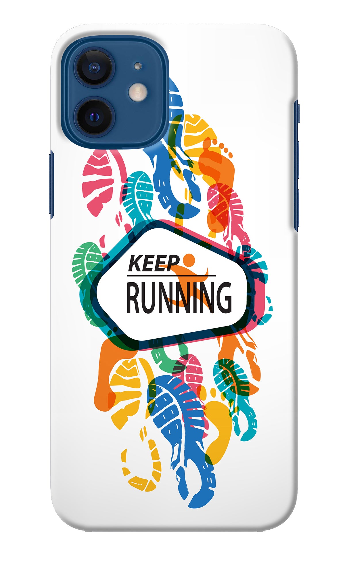 Keep Running iPhone 12 Back Cover