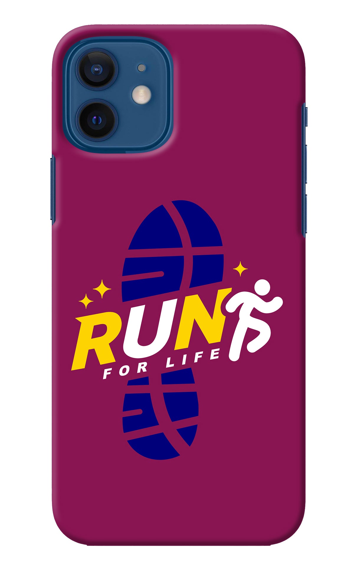Run for Life iPhone 12 Back Cover