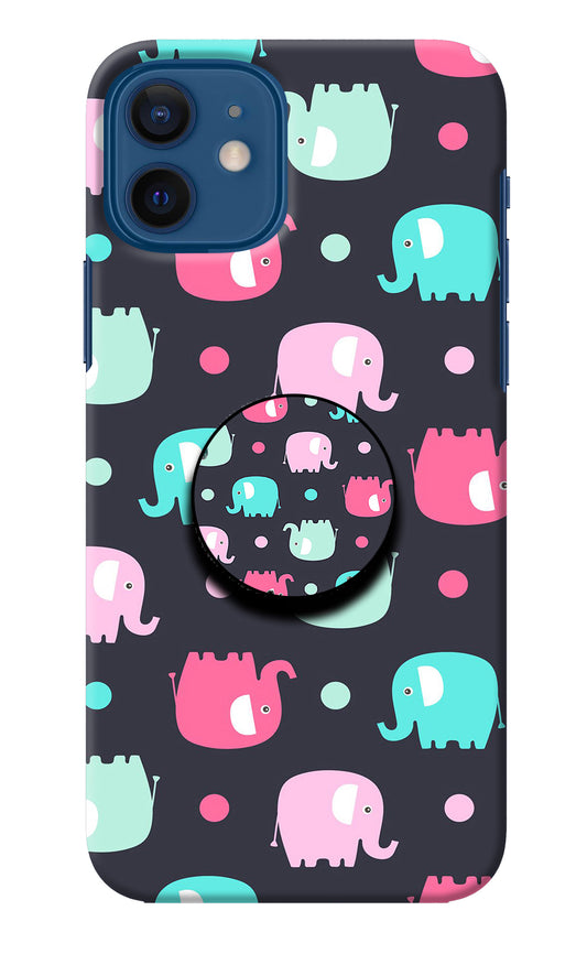 Baby Elephants iPhone 12 Pop Case