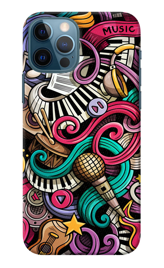 Music Abstract iPhone 12 Pro Back Cover