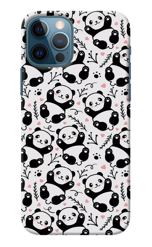 Cute Panda iPhone 12 Pro Back Cover