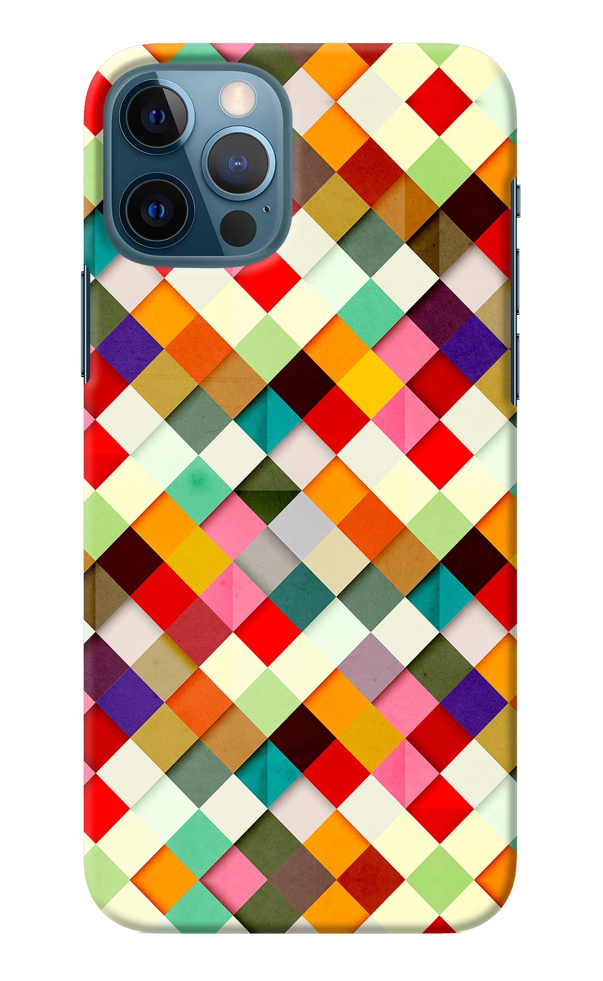 Geometric Abstract Colorful iPhone 12 Pro Back Cover