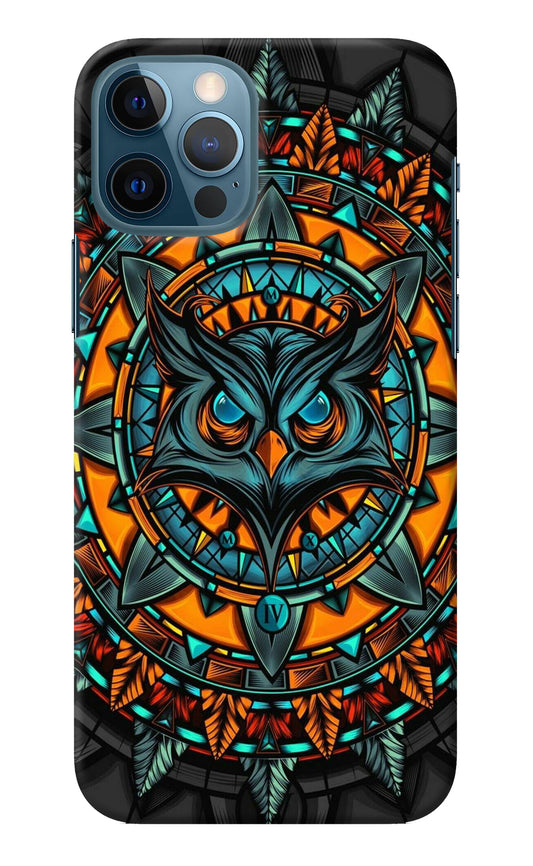 Angry Owl Art iPhone 12 Pro Back Cover