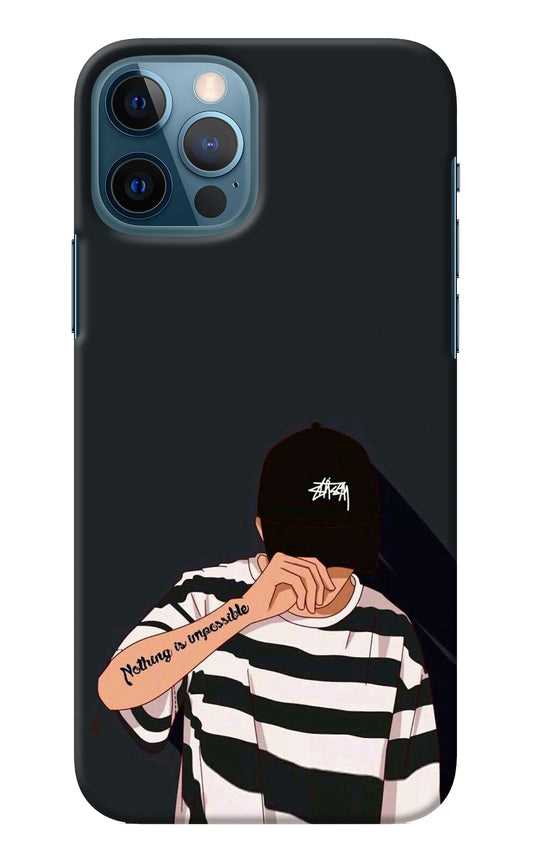 Aesthetic Boy iPhone 12 Pro Back Cover