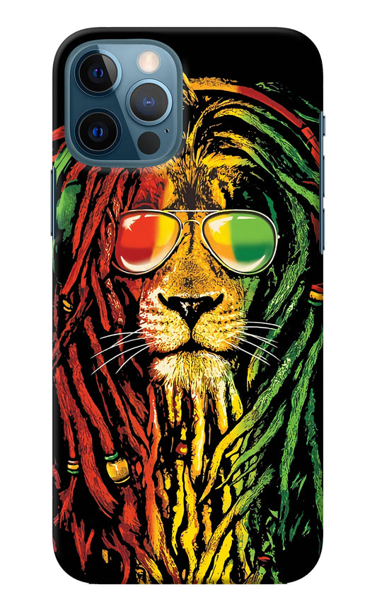 Rasta Lion iPhone 12 Pro Back Cover