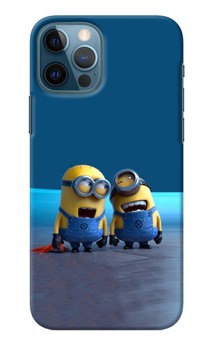 Minion Laughing iPhone 12 Pro Back Cover