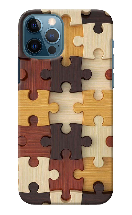 Wooden Puzzle iPhone 12 Pro Back Cover