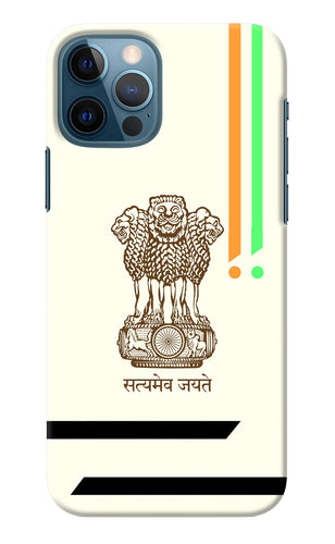 Satyamev Jayate Brown Logo iPhone 12 Pro Back Cover