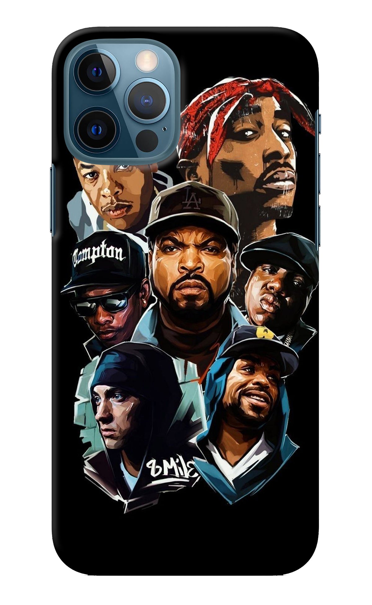 Rappers iPhone 12 Pro Back Cover