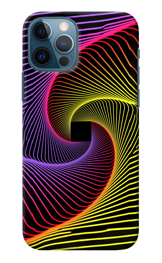 Colorful Strings iPhone 12 Pro Back Cover