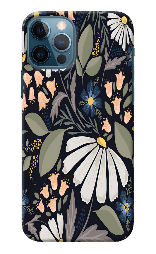 Flowers Art iPhone 12 Pro Back Cover