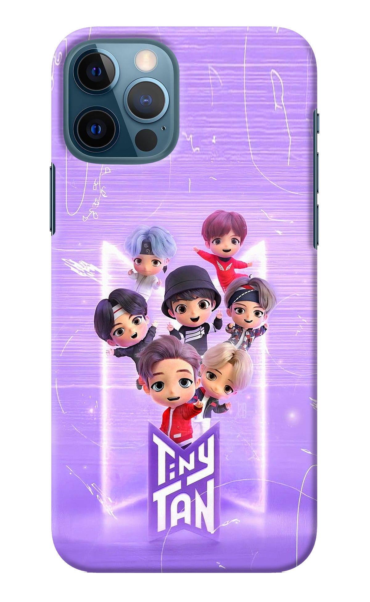 BTS Tiny Tan iPhone 12 Pro Back Cover