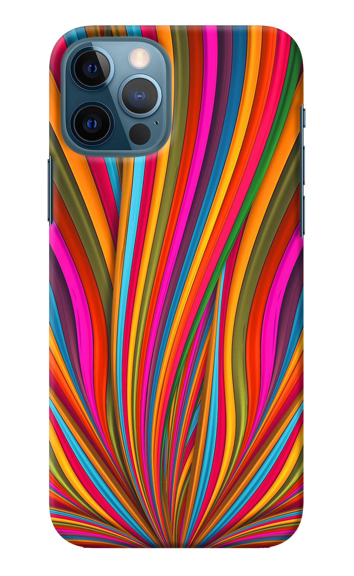 Trippy Wavy iPhone 12 Pro Back Cover