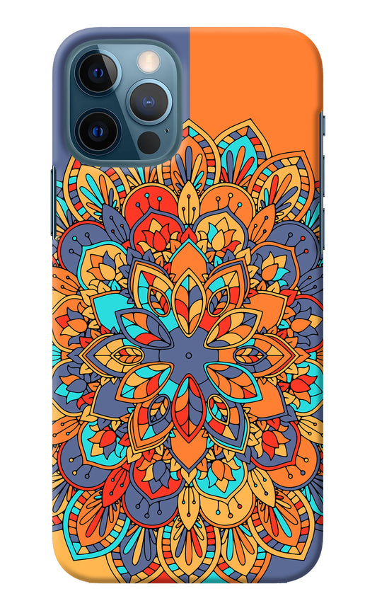 Color Mandala iPhone 12 Pro Back Cover