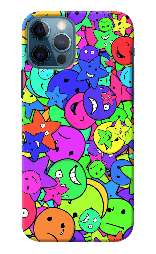 Fun Doodle iPhone 12 Pro Back Cover
