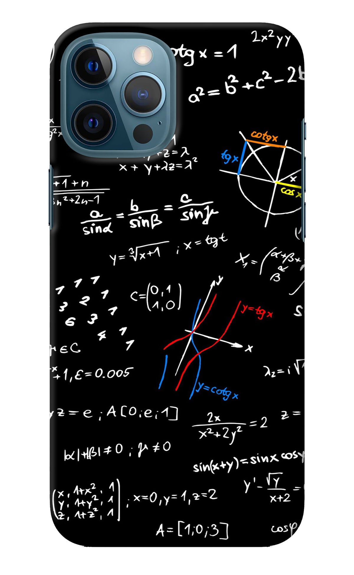 Mathematics Formula iPhone 12 Pro Max Back Cover