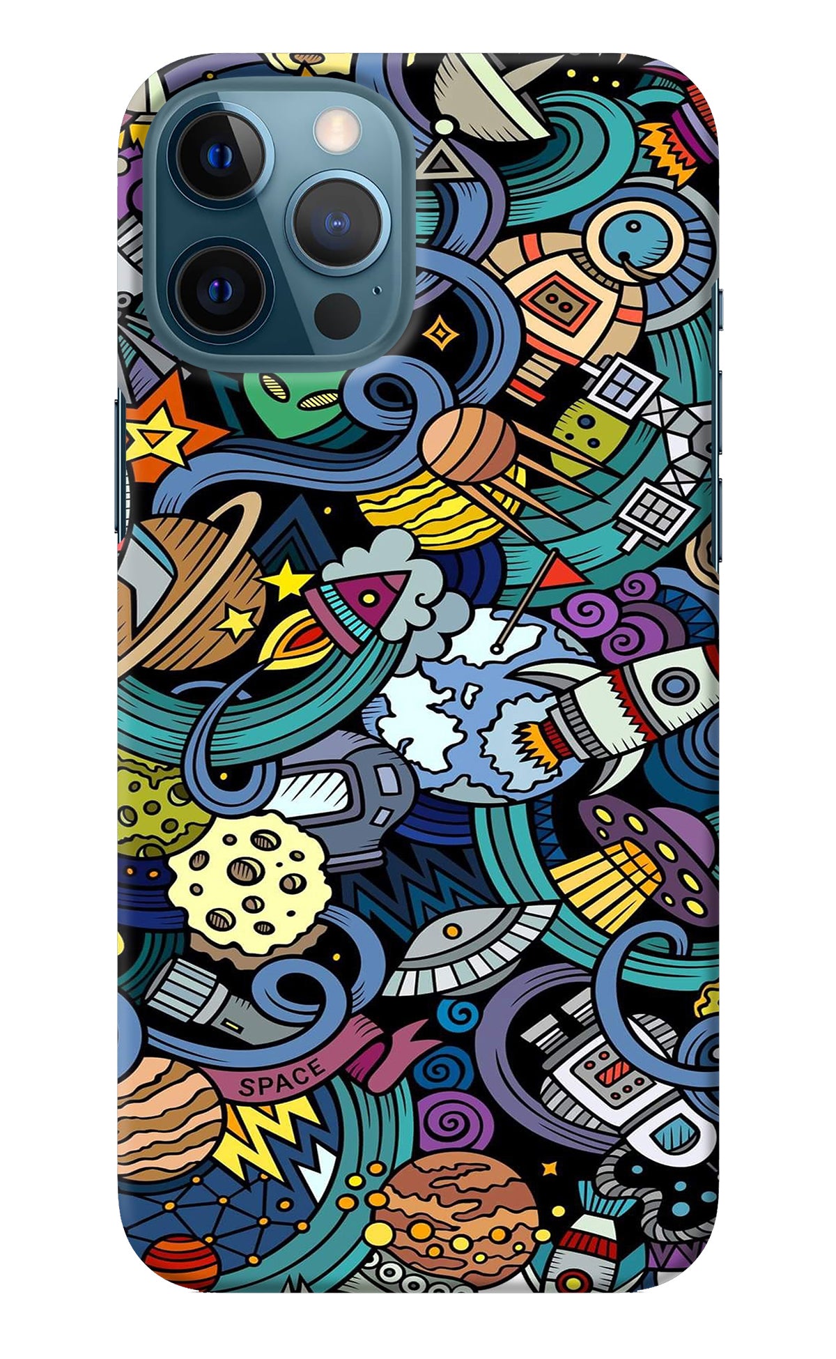 Space Abstract iPhone 12 Pro Max Back Cover