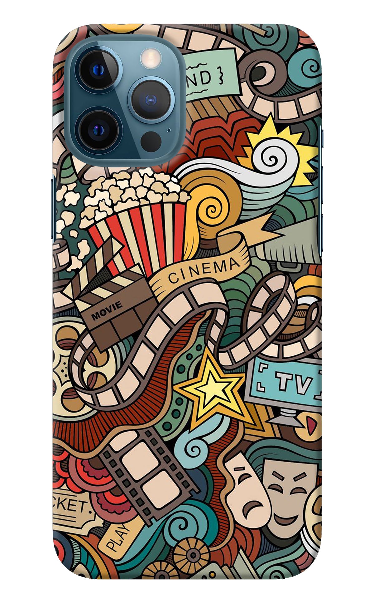 Cinema Abstract iPhone 12 Pro Max Back Cover