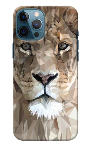 Lion Art iPhone 12 Pro Max Back Cover