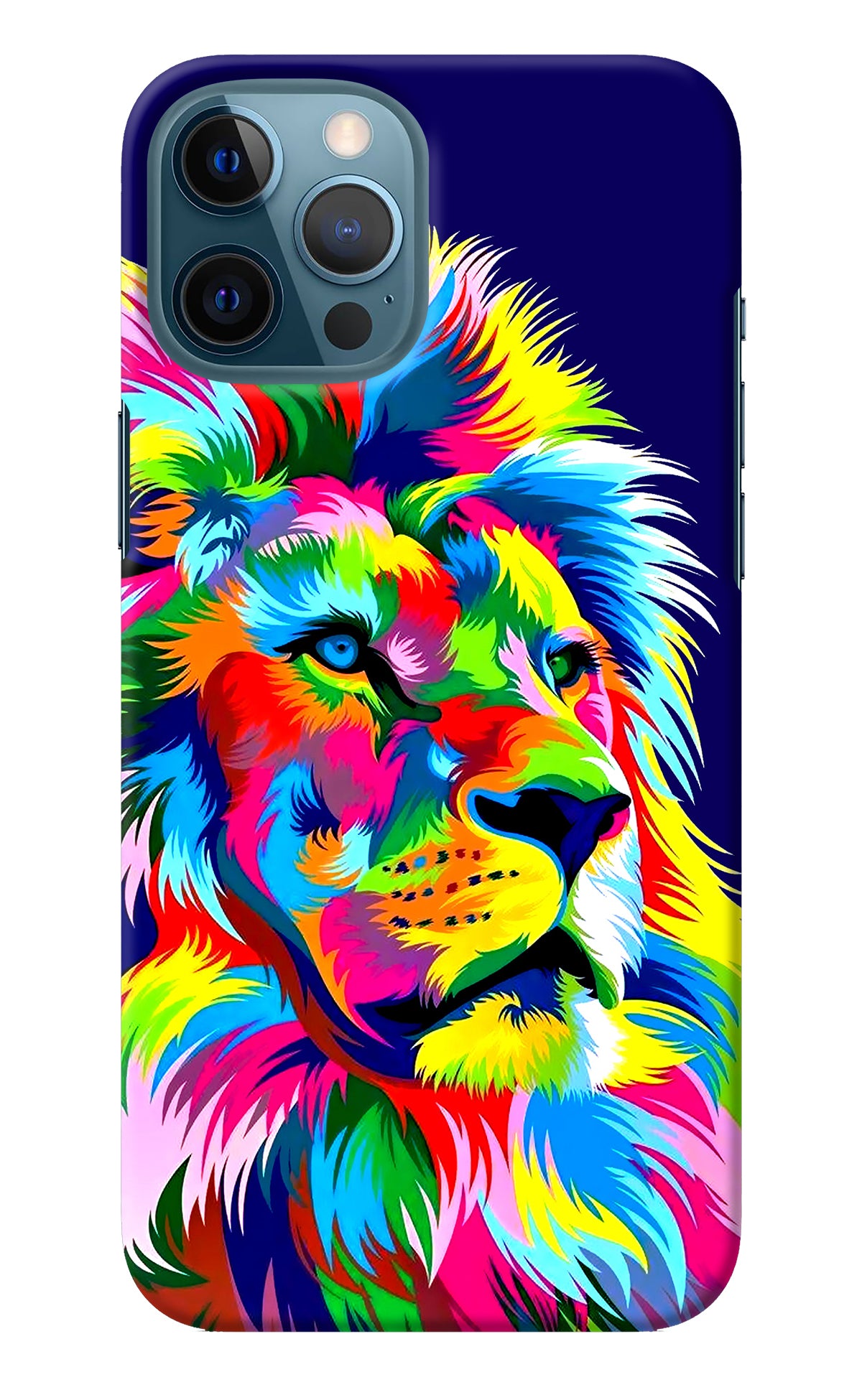 Vector Art Lion iPhone 12 Pro Max Back Cover