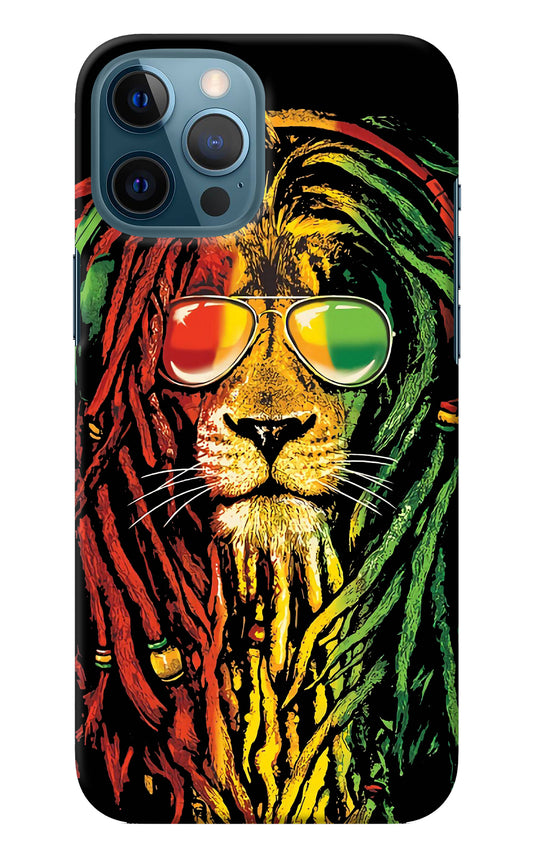 Rasta Lion iPhone 12 Pro Max Back Cover