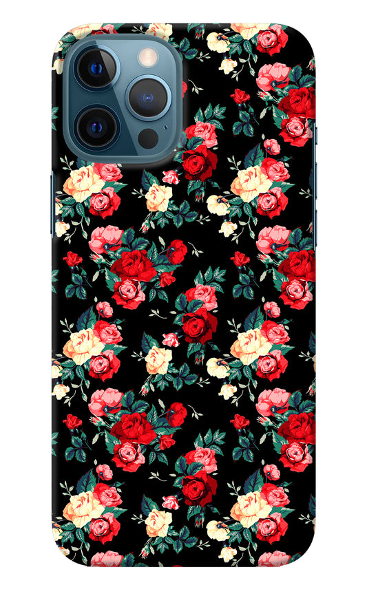 Rose Pattern iPhone 12 Pro Max Back Cover
