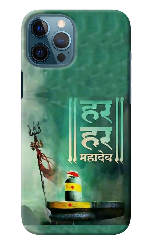 Har Har Mahadev Shivling iPhone 12 Pro Max Back Cover