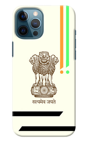 Satyamev Jayate Brown Logo iPhone 12 Pro Max Back Cover