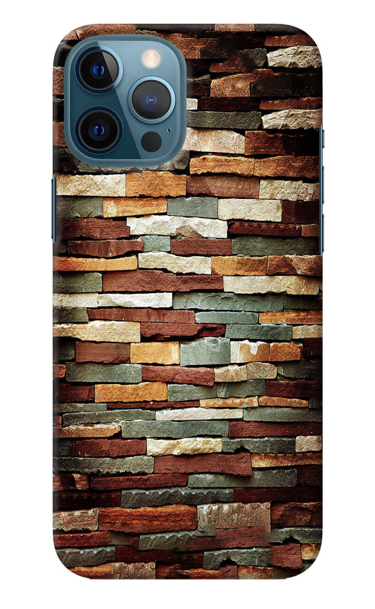 Bricks Pattern iPhone 12 Pro Max Back Cover