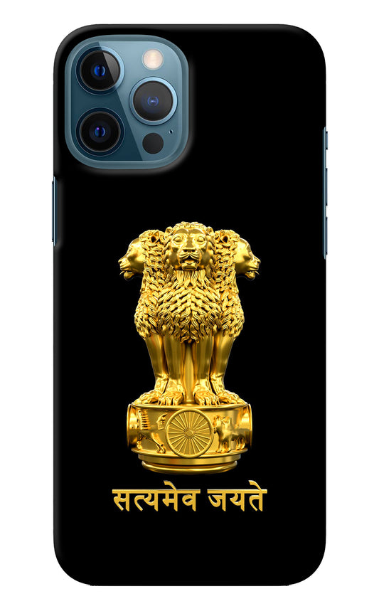 Satyamev Jayate Golden iPhone 12 Pro Max Back Cover
