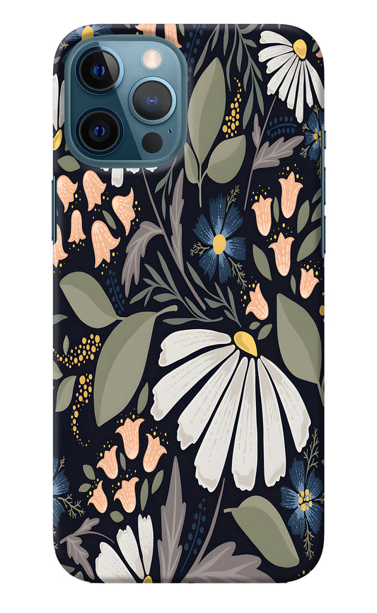 Flowers Art iPhone 12 Pro Max Back Cover