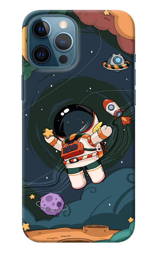 Cartoon Astronaut iPhone 12 Pro Max Back Cover