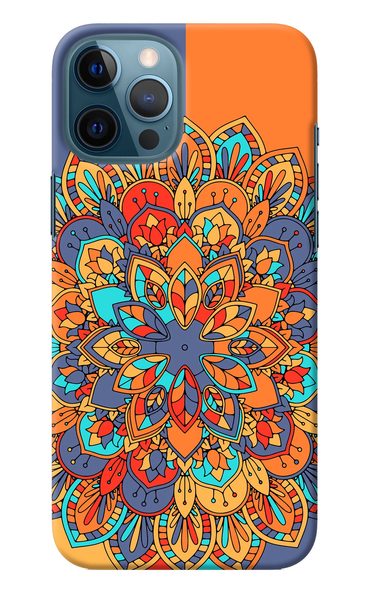 Color Mandala iPhone 12 Pro Max Back Cover