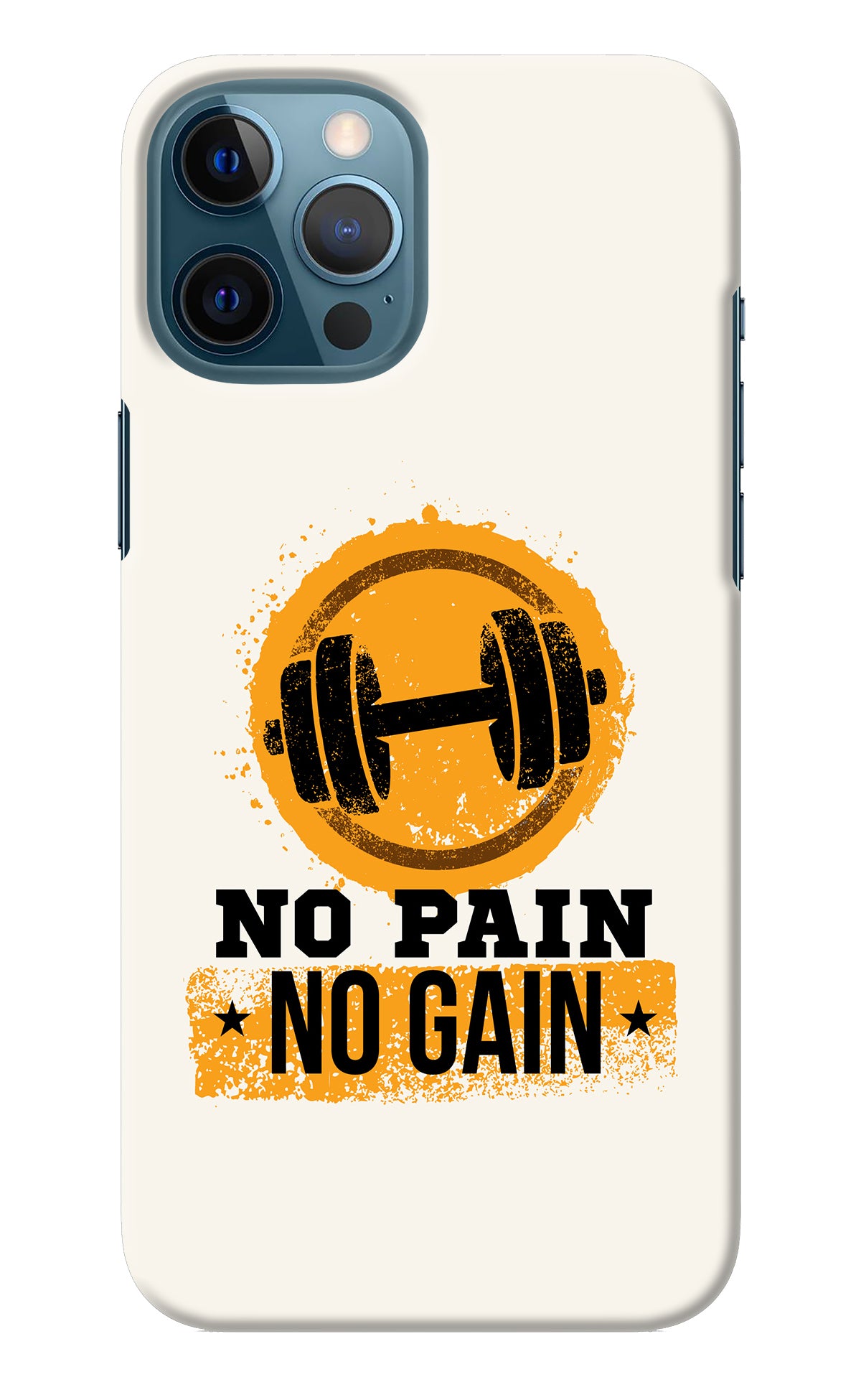 No Pain No Gain iPhone 12 Pro Max Back Cover