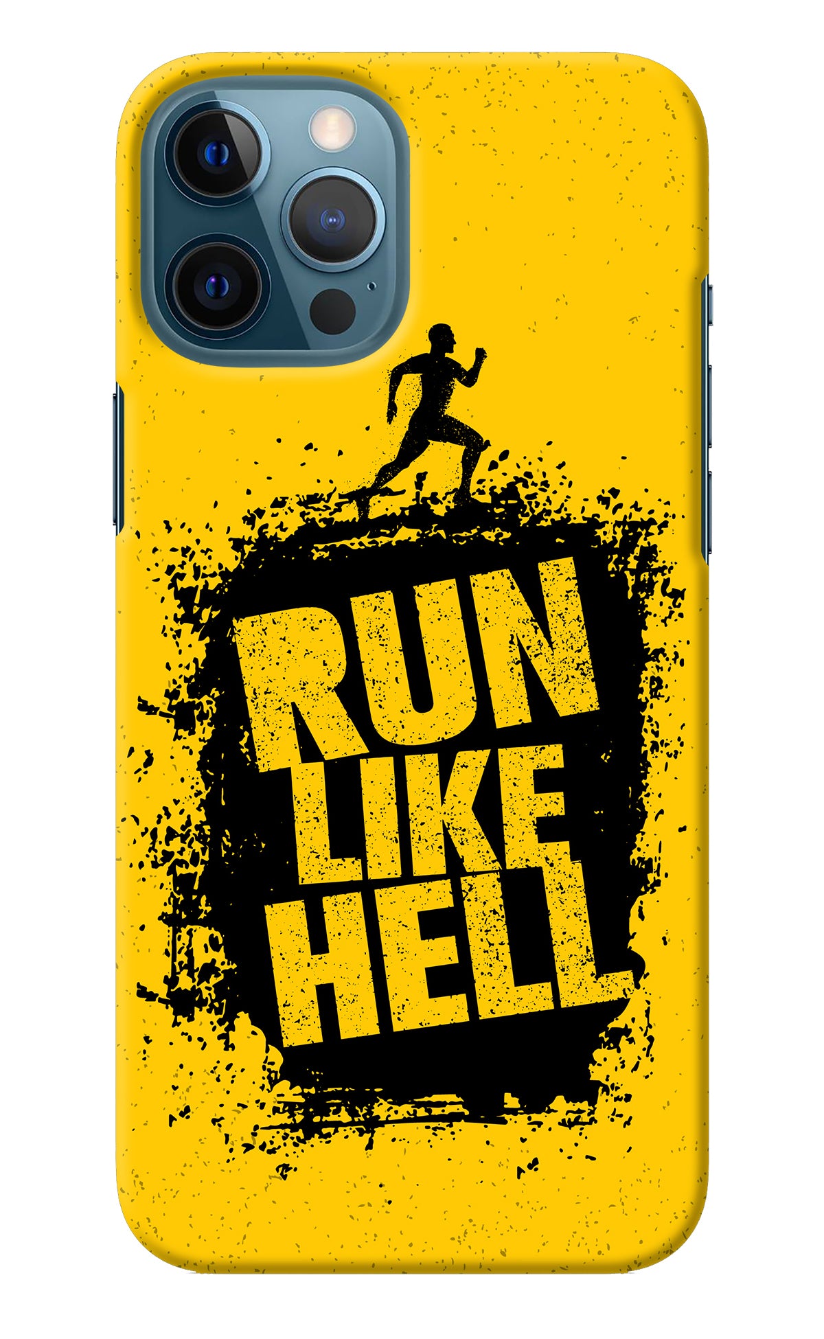 Run Like Hell iPhone 12 Pro Max Back Cover