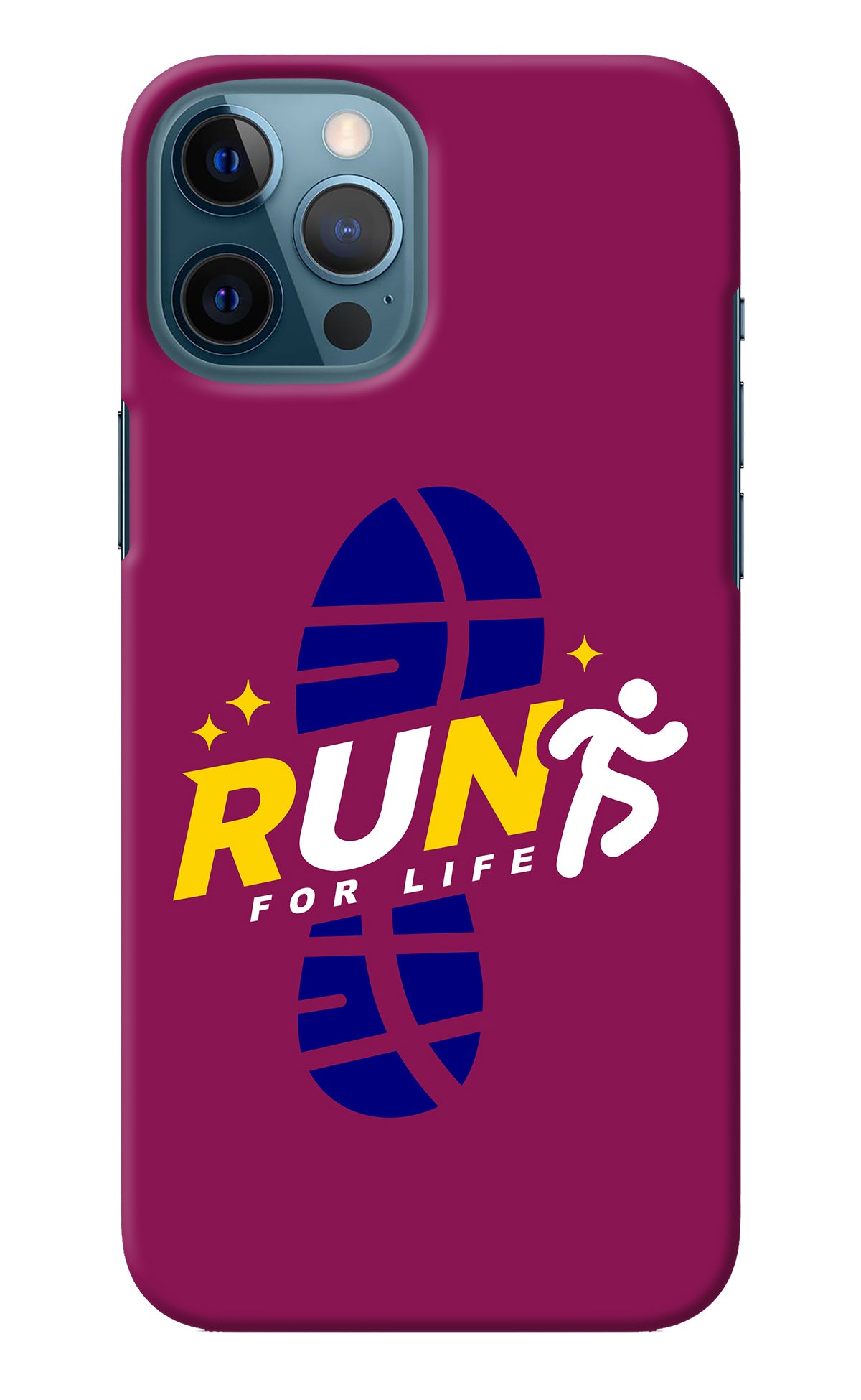 Run for Life iPhone 12 Pro Max Back Cover